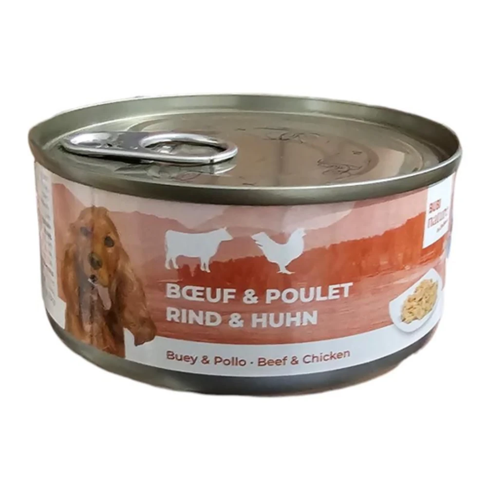 Pâtée Bubi Nature au bœuf et poulet 150 g – Complément pour chiens