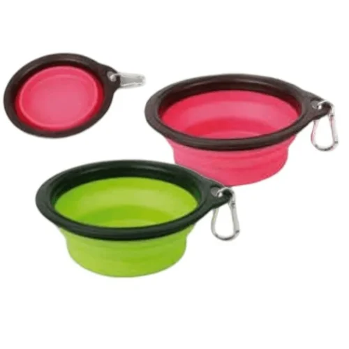 Gamelle pliable silicone pour chien et chat