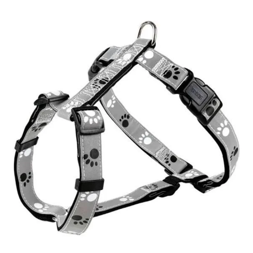 Harnais réfléchissant pour chien en H réglable
