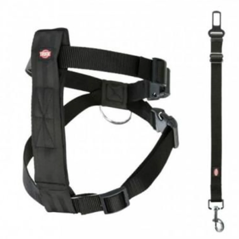 Harnais voiture chien Trixie - sécurité pour voyager chien été