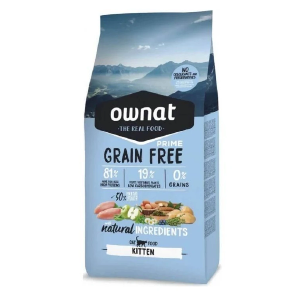 Croquettes pour chaton Ownat Prime 3 kg