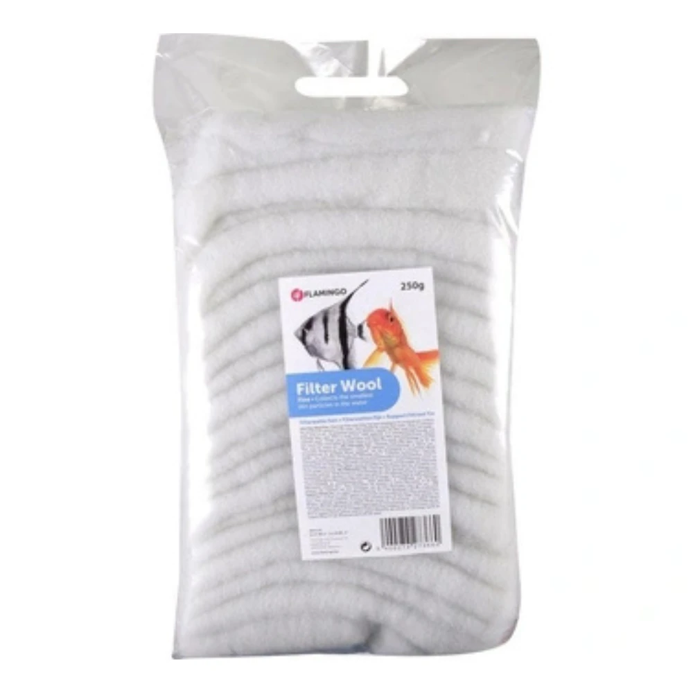 Ouate de filtration fine Flamingo pour aquarium