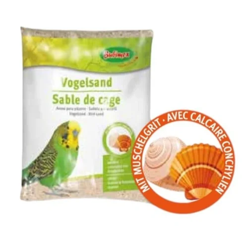 Sable naturel pour cage d’oiseaux 2,5 kg