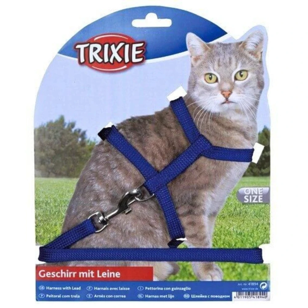 Harnais pour chat avec laisse Trixie ajustable