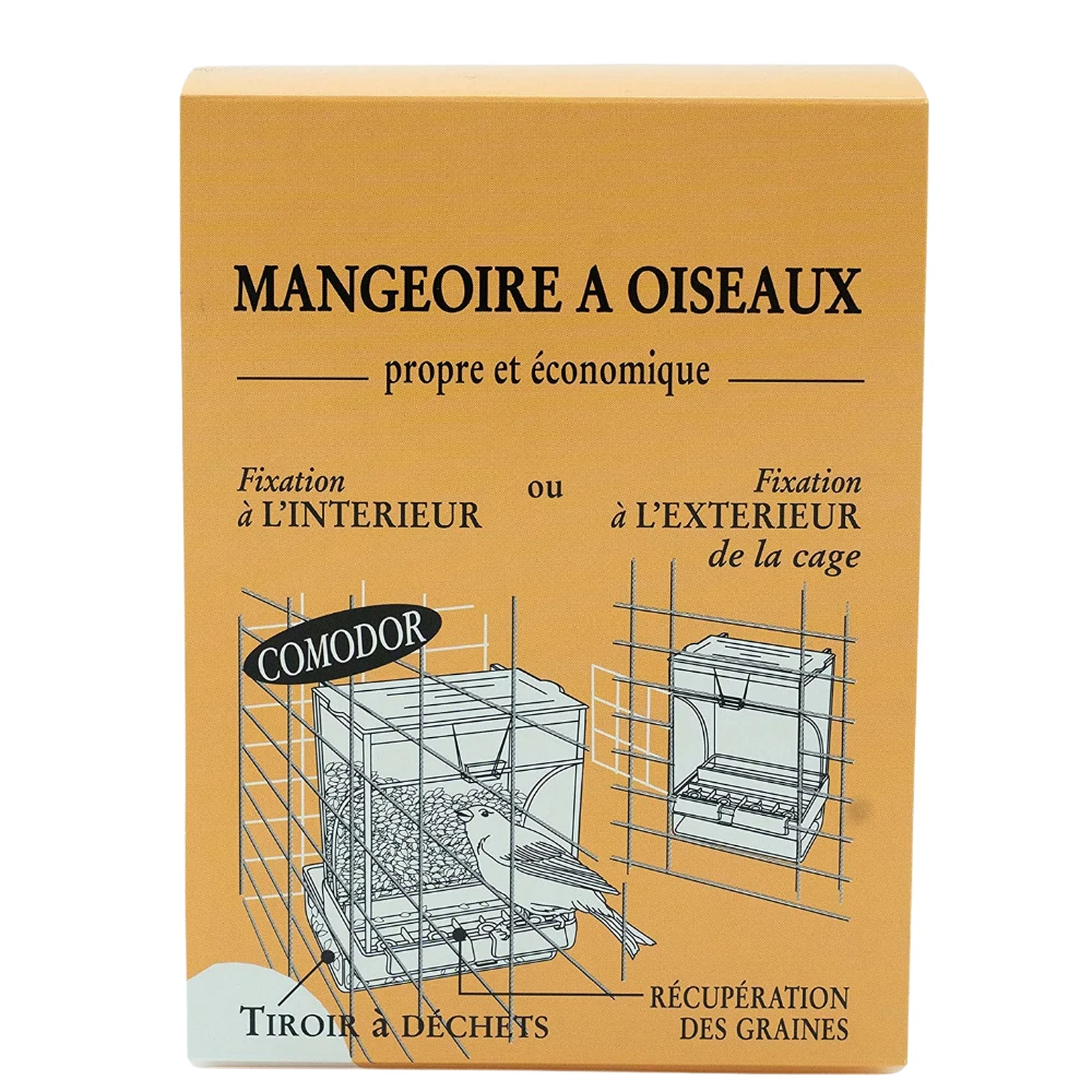 Mangeoire distributeur automatique anti-gaspillage pour oiseau