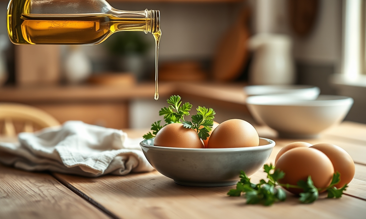 Huiles naturelles et œufs frais pour chien : compléments aliments naturels