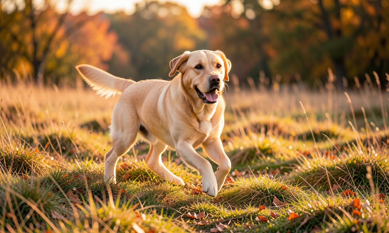 Chien labrador adulte actif - croquettes Ownat Just au poulet