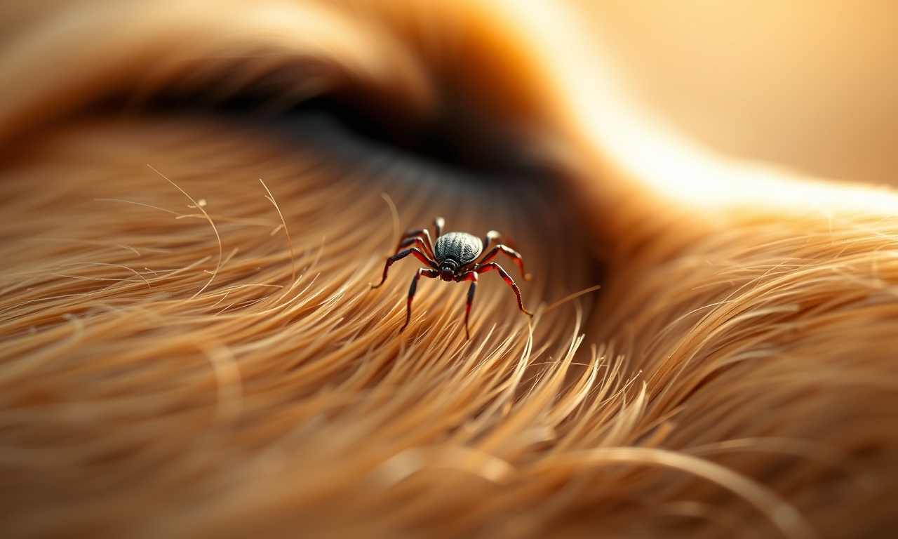 Tique sur poils de chien - pourquoi un antiparasitaire naturel chien est utile