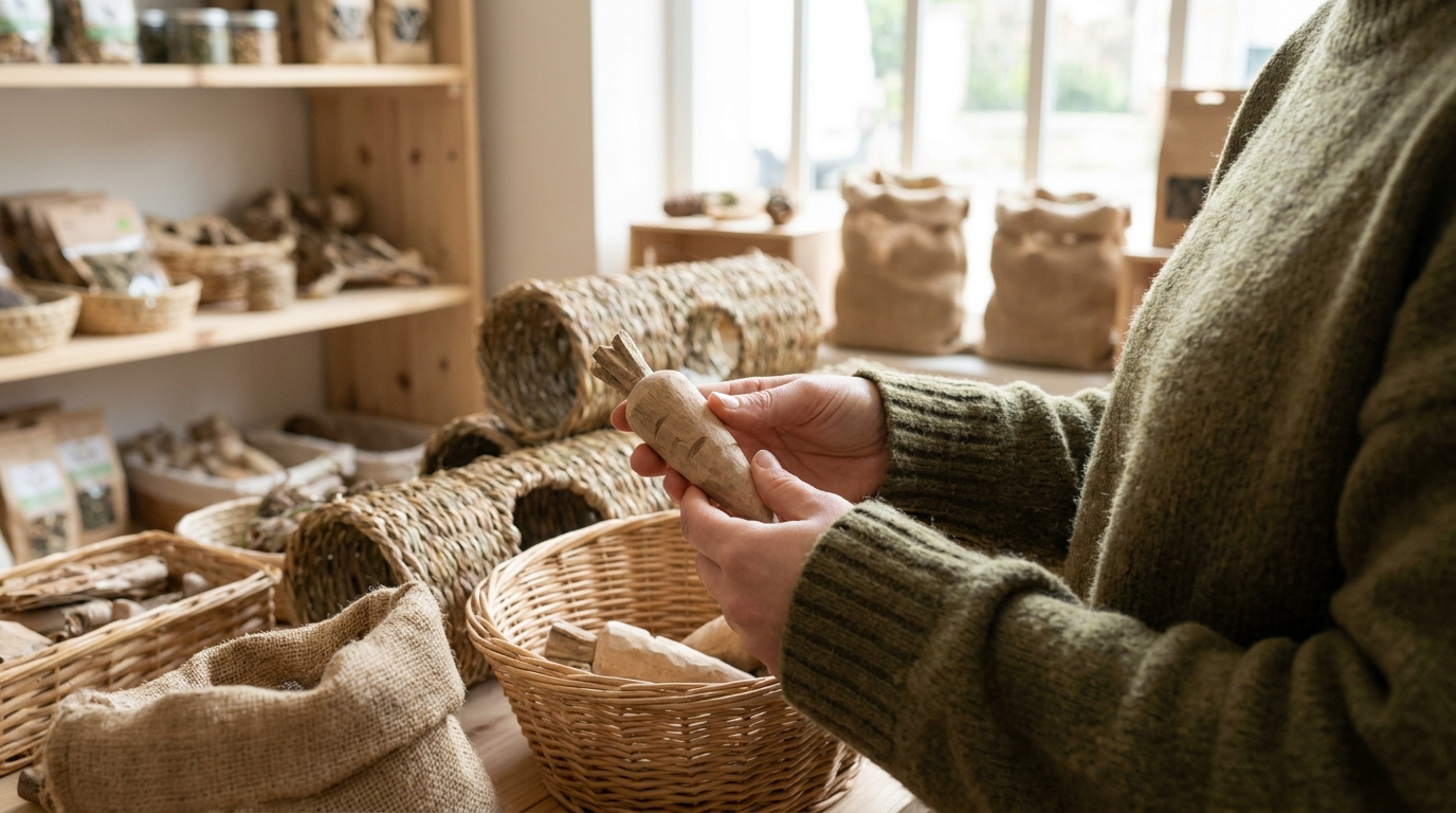 Accessoires français rongeur : choix en boutique Poil&Caille