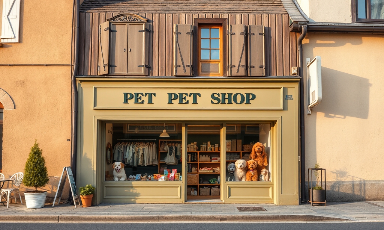 Animalerie La Mure Poil&Caille : façade boutique Isère 38350